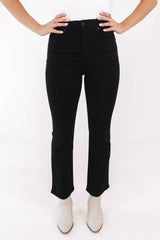 Pistola Lennon High Rise Crop Boot Jeans - Noir