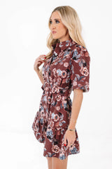 Who She Is Dress - Burgundy
