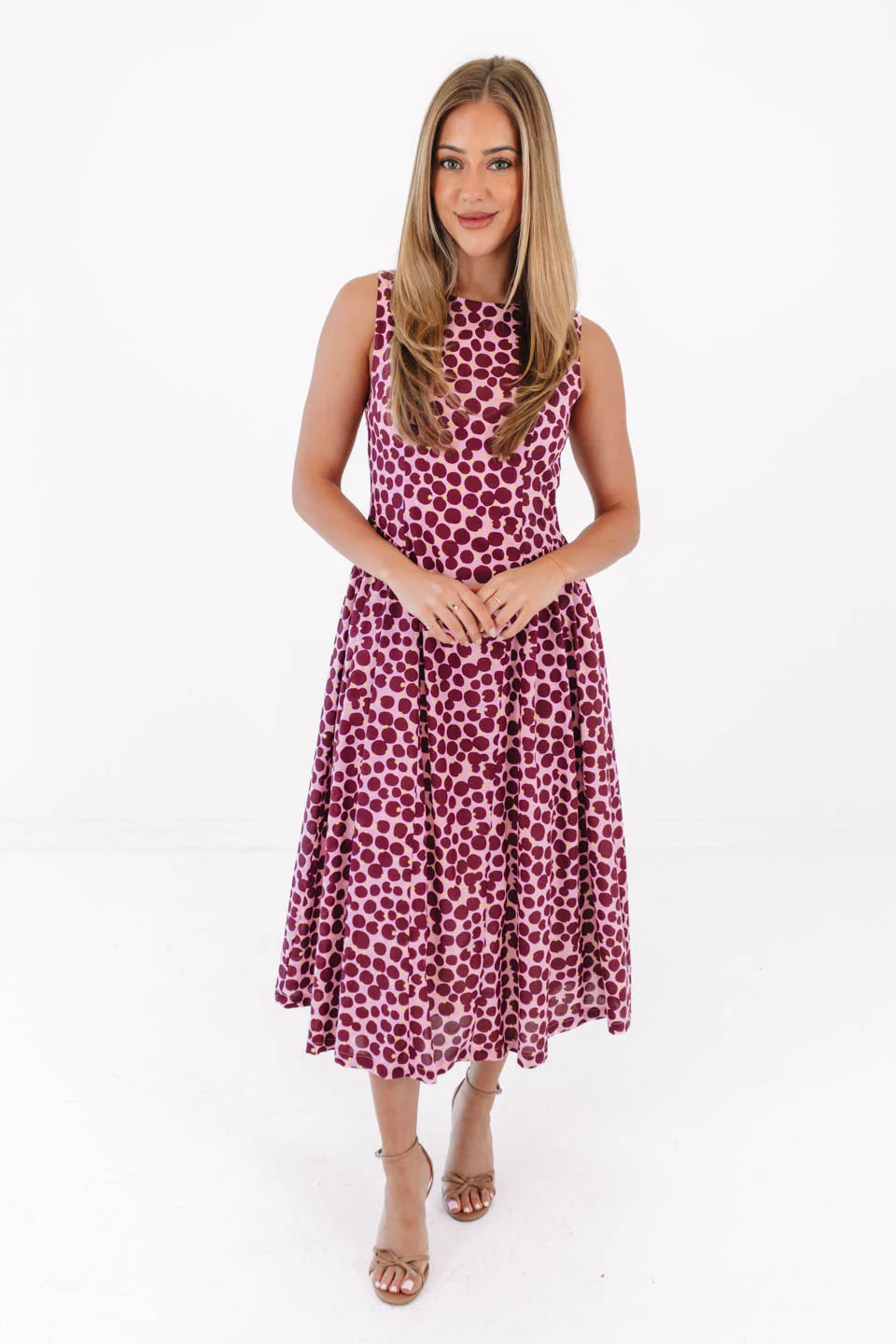 You’re Spot On Midi Dress - Purple