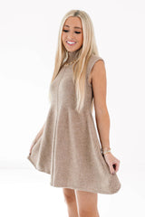 More Mocha Dress - Taupe
