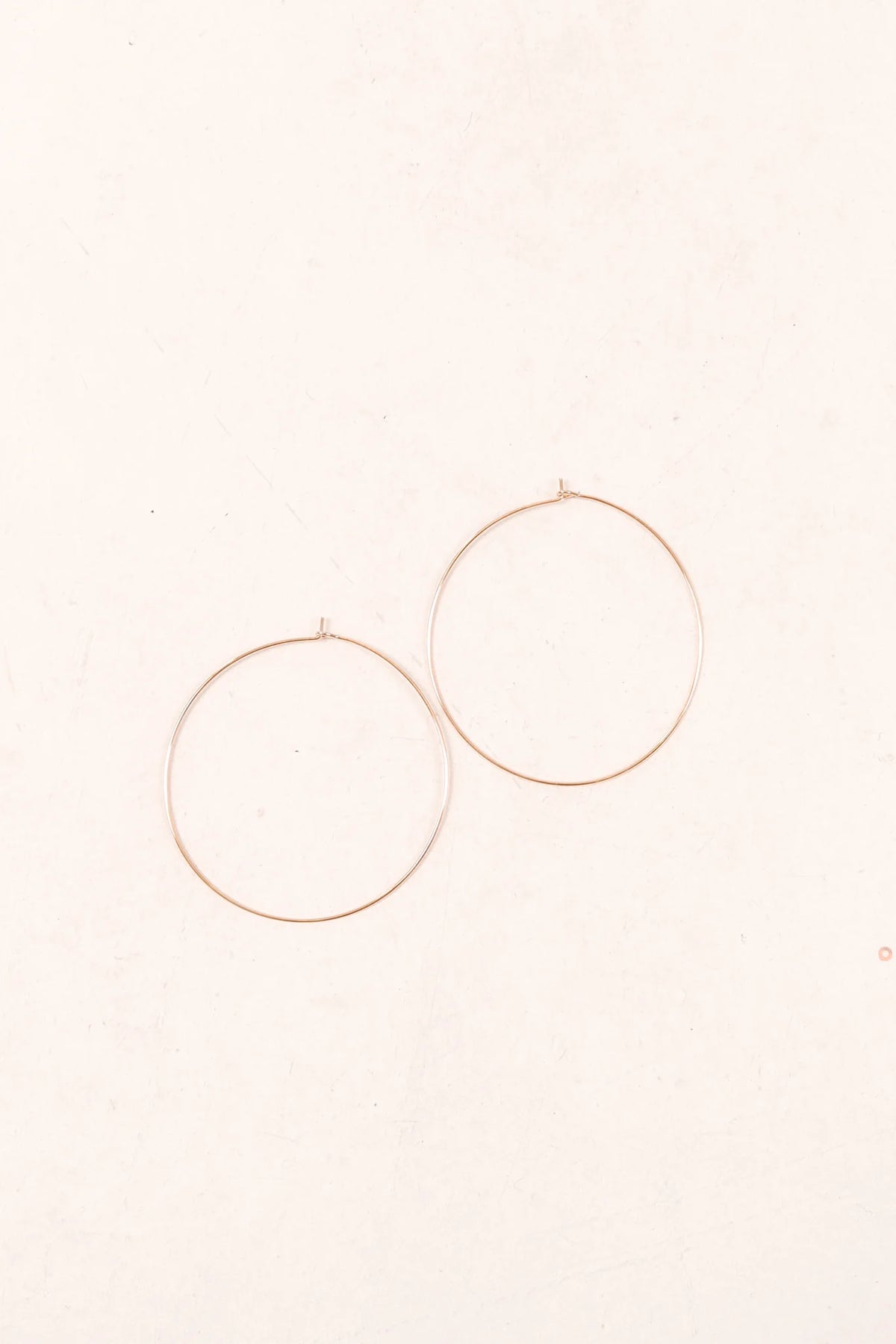 Looking For Love Hoops - Rose Gold