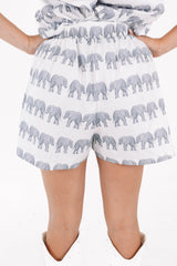 School Pride Shorts - Elephant