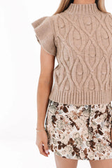 The Millie Skort - Taupe