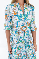 Afternoon Outing Midi Dress - White