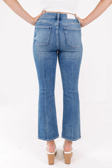 Pistola Lennon High Rise Crop Boot Jeans - Caravan