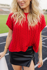 Student Section Leather Skort - Black