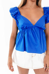 Pregaming Top - Blue