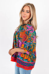 The Asher Puff Sleeve Tunic - Multi