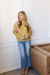 On The Top Sweater - Chartreuse