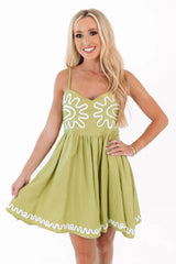 Open Minded Dress - Green