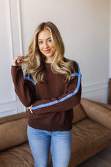 Chocolate Cheer Sweater - Brown