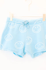 Smiley Tween Shorts - Blue
