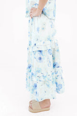 The Blakely Midi Skirt - White