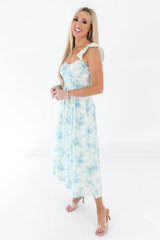 Beautiful Baby Midi Dress - White