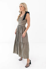 It’s About Time Midi Dress - Brown
