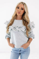 Through And Through Sweater - Grey