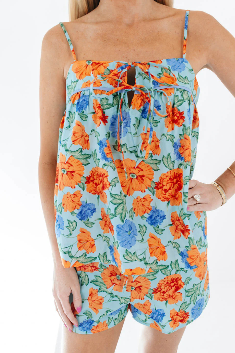 Big Blooms Top - Multi