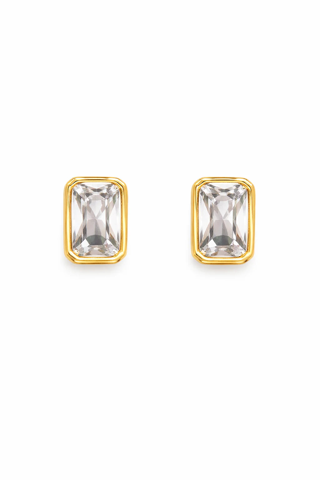 Luxe Cut Earrings - Gold