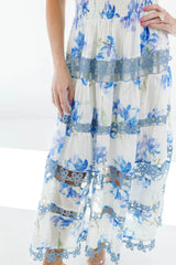 In The Wind Midi Dress - White