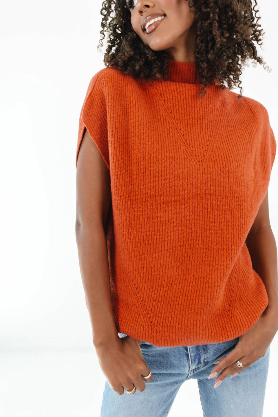 Spice Season Sweater - Rust