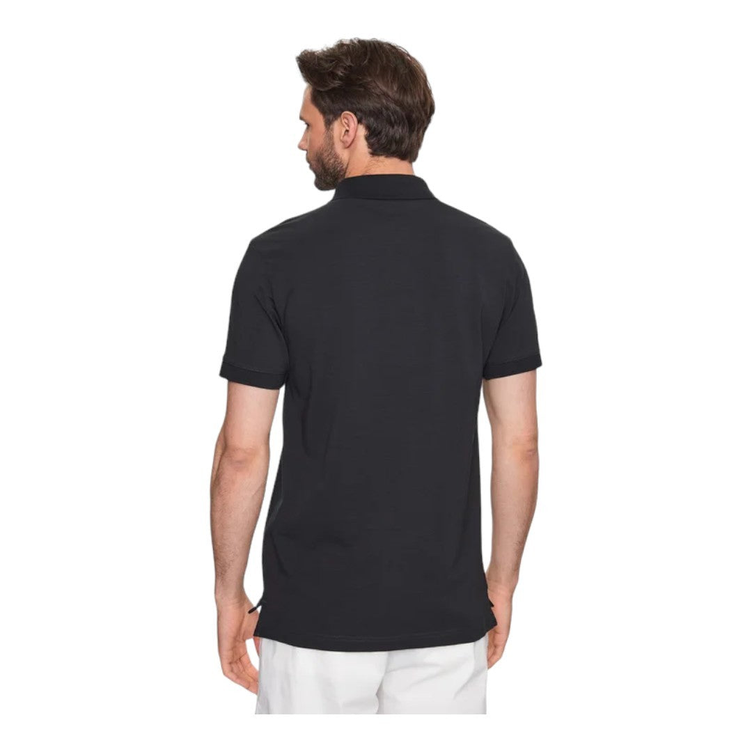 Emporio Armani Polo Uomo Beachwear Jersey Nero - 211804 3R482 00020