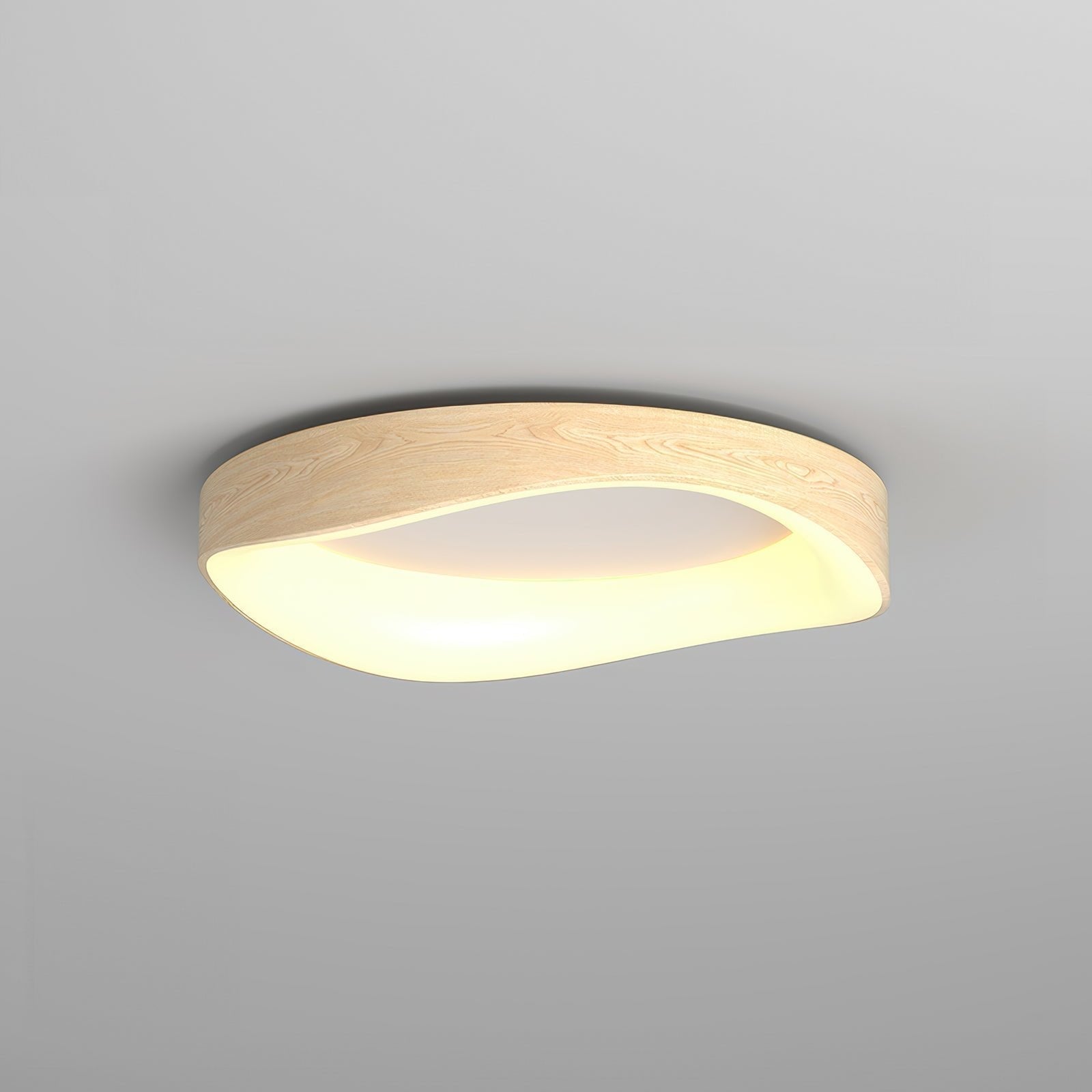 ScandiLuz - Lámpara de Techo de Madera Estilo Nórdico