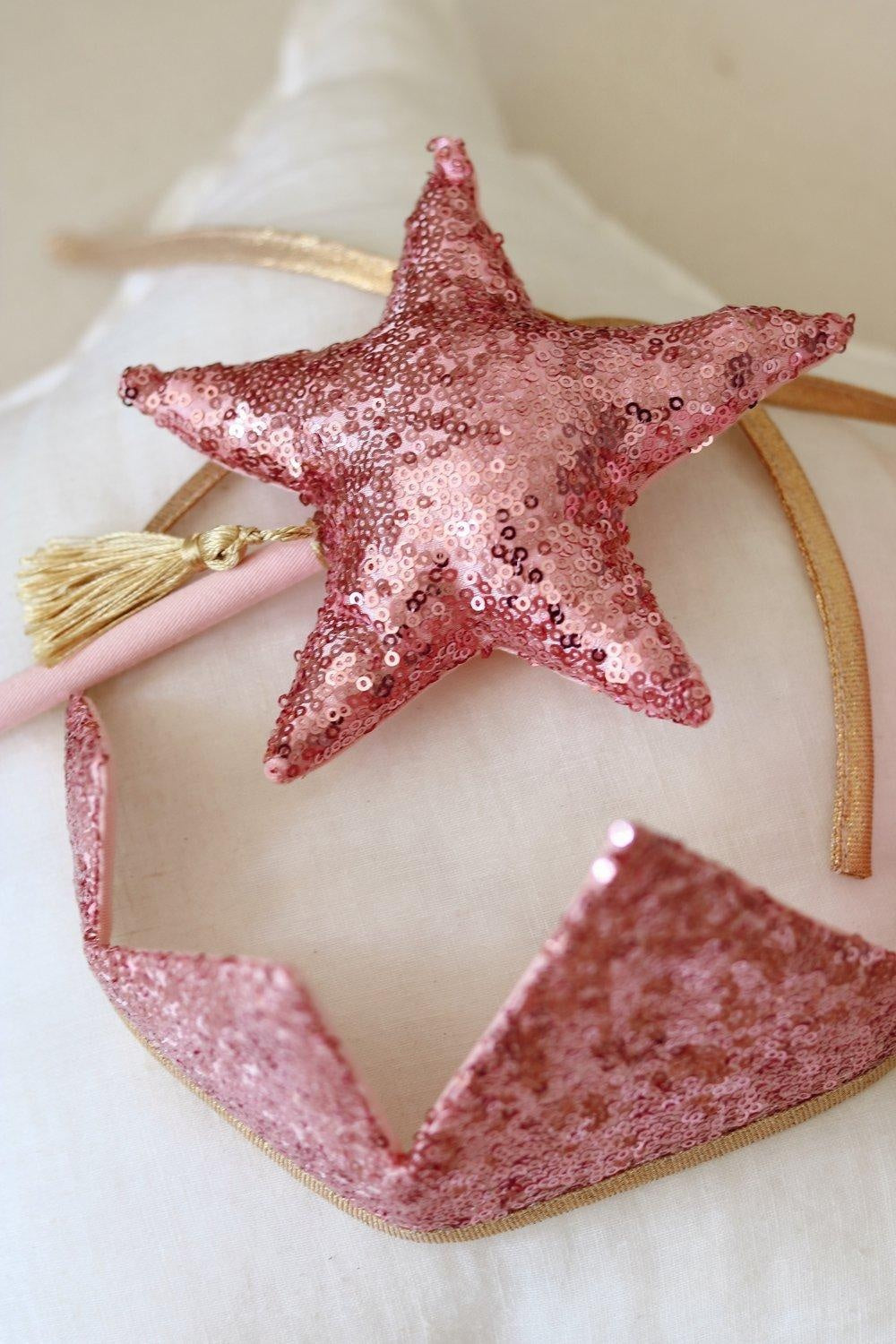 “Pink Sequins” Wand