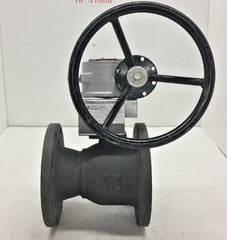 Ball Valve 6" x 4" Class 150 RF Flanged Reduced Port Floating W/ Gear Operator